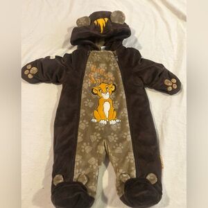 Baby Snowsuit Size 0-3 Months Disney Lion King